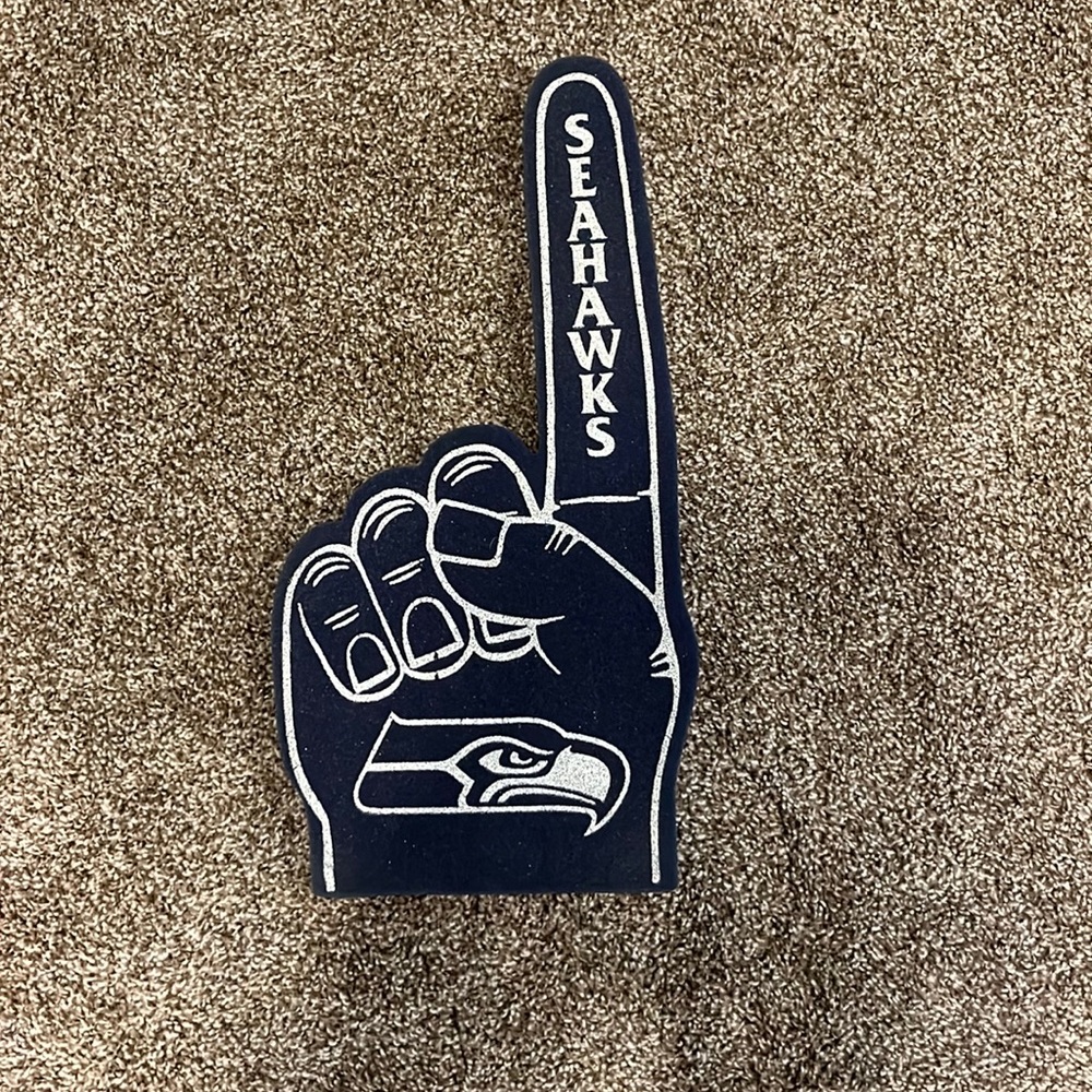 Seattle Seahawks foam finger